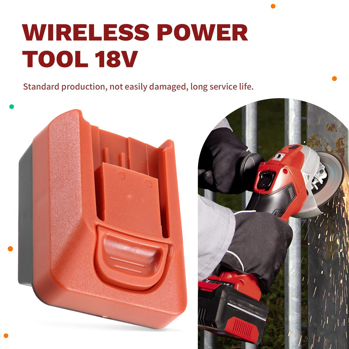 Power Tools Einhell - Adaptador Conversor de Bateria DT81 Atualizado
