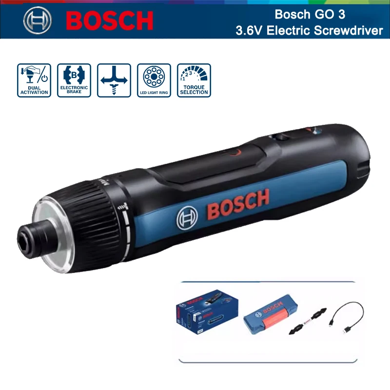 Power Tools Professional - Chave de Fenda Elétrica BOSCH Go