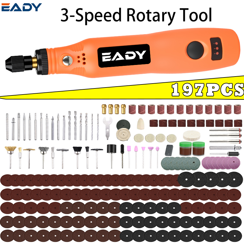 Power Tools Professional - Kit de Ferramentas Rotativas Sem Fio