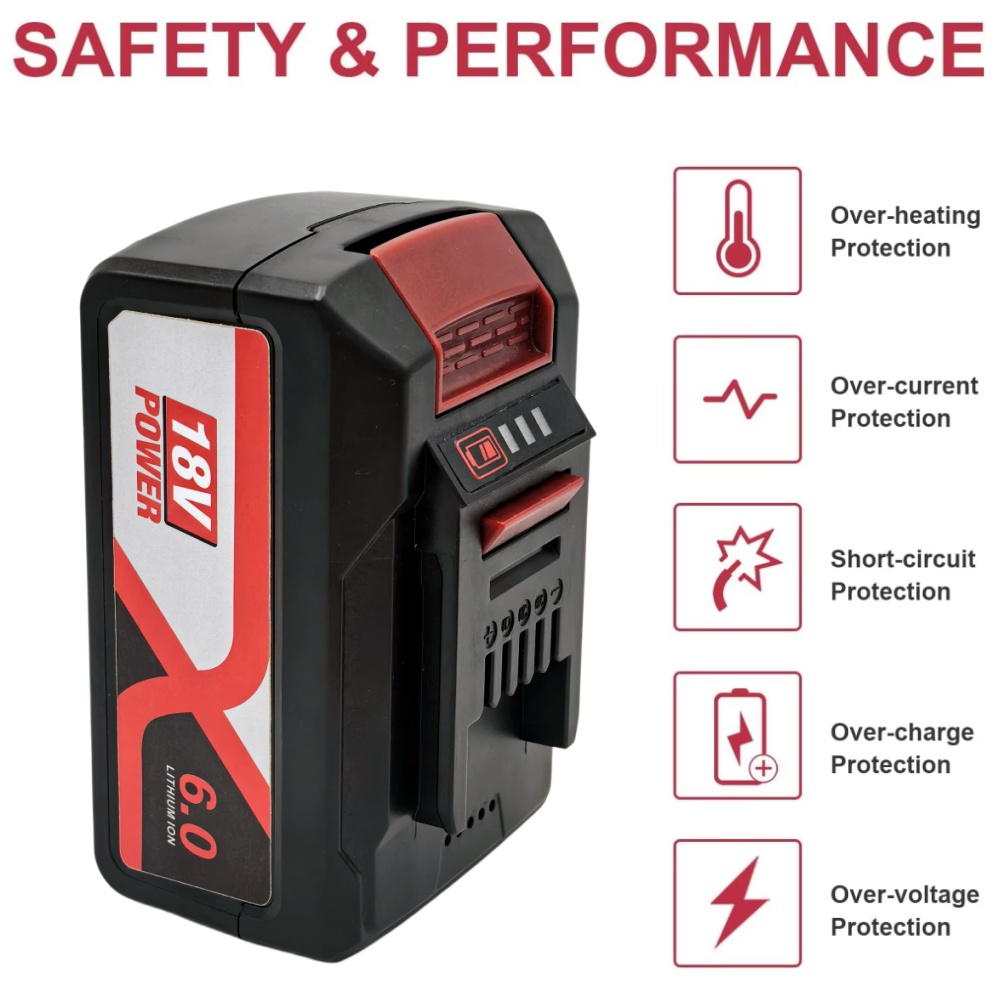 Power Tools Einhell - Bateria de Substituição Li-ion 6Ah para