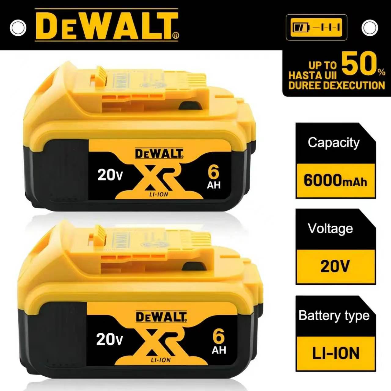 Dewalt Power Tools Xr - Bateria DeWALT XR 100% Original 18V/20V/60V