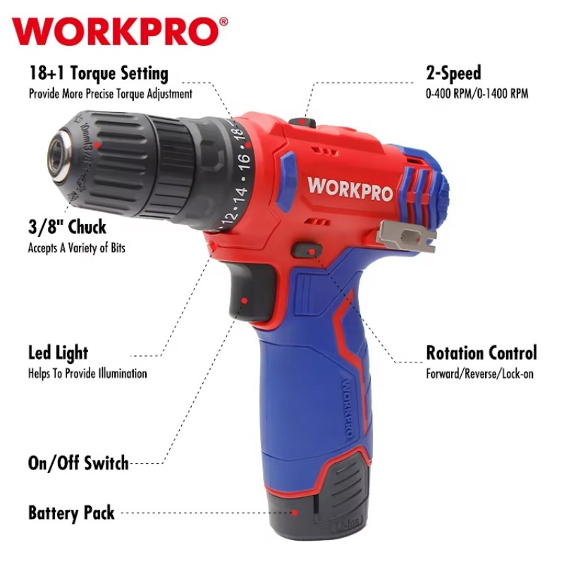 Furadeira Sem Fio 12V 10mm, Fe - Power Tools Cordless avaliação e preço