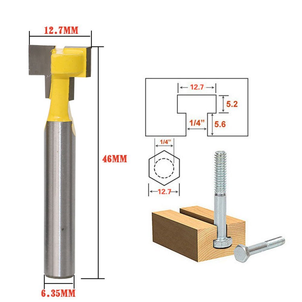 A11i 1/4 polegada haste t-slot - Power Tools For Woodworking avaliação e preço