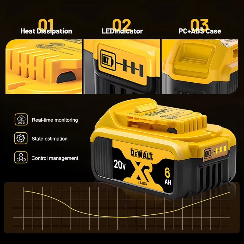 Bateria XR DeWalt 20V MAX 6.0A - Dewalt Power Tools Xr avaliação e preço