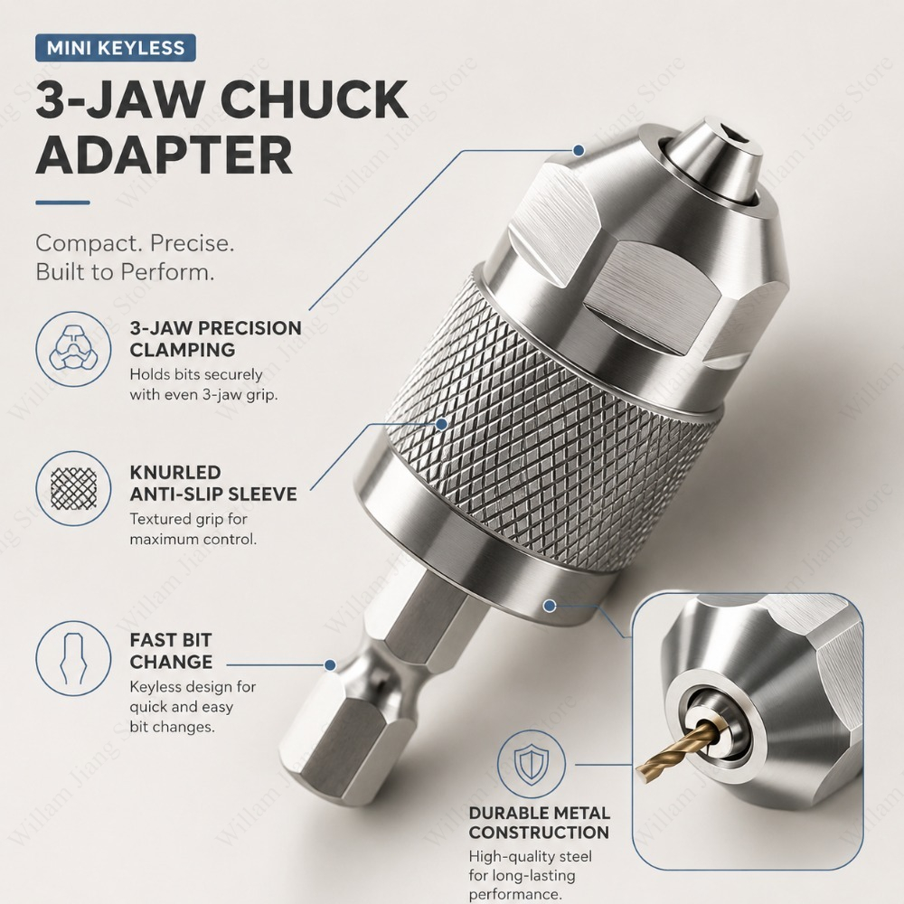 Adaptador de Mandril de 3 Garr - Power Tools For Woodworking avaliação e preço