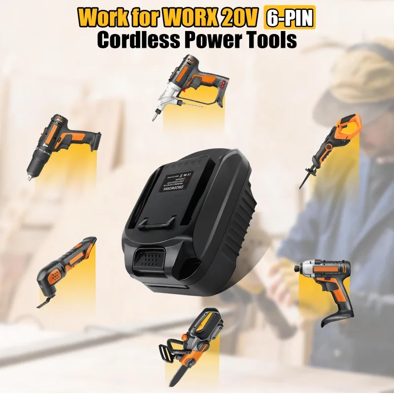 Adaptador de bateria dm20worx6 - Dewalt Power Tools Xr avaliação e preço